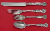 Carnation by Wallace Sterling Silver Regular Size Setting(s) 4pc