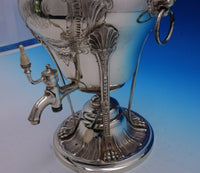 George II by Tuttle Sterling Silver Coffee Urn w/Lion Handles Paws #435 (#4882)