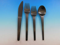 Caravel Black by Georg Jensen Stainless Steel Flatware 5 Piece Place Setting New