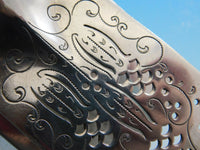 Wave Edge by Tiffany Sterling Silver Asparagus Serving Tong Brite Cut 7 1/2"