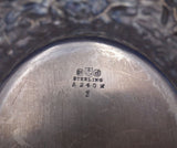 Gorham Sterling Silver Vegetable Bowl with Wide Floral Border #A240M (#6915)