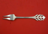 Viking Rose by Th. Marthinsen Norwegian .830 Silver Lemon Fork 4 1/4" Serving