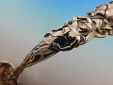 Raphael by Alvin Sterling Silver Sauce Ladle 6 3/4" Figural Woman Floral Server