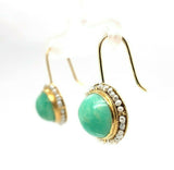 Victorian Seed Pearl Earrings with 14k Yellow Gold Wires (#J5510)