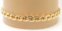 14k Yellow Gold Bracelet with Solid Links (#J3824)