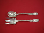Chrysanthemum by Tiffany Sterling Silver Salad Serving Set 2pc 10 1/4"