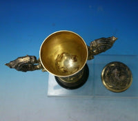 Graff Washbourne and Dunn Sterling Silver Tropy with Wood Gargoyles #634 (#5393)