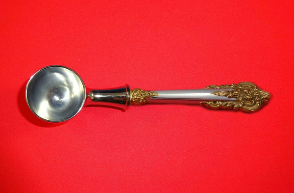 Grande Baroque Gold Accents by Wallace Sterling Silver Coffee Scoop Custom 6"