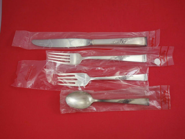 Classic Rose by Reed and Barton Sterling Silver Regular Place Setting(s) 4pc New