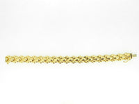 14k Yellow Gold Scallop Shell Link Bracelet (#J5065)