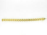 14k Yellow Gold Scallop Shell Link Bracelet (#J5065)