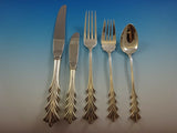 Crest of Arden by Tuttle Sterling Silver Flatware Set For 12 Service 66 Pieces