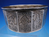 William Kerr Sterling Silver Nursery Rhyme Child's Plate and Bowl Set (#4378)