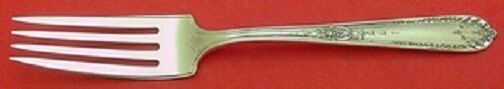 Della Robbia by Alvin Sterling Silver Dinner Fork 7 5/8" Antique Flatware