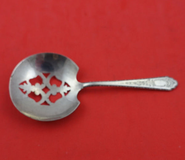 Mary II by Lunt Sterling Silver Nut Spoon Pierced 4 5/8" Serving Heirloom