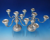 Buttercup by Gorham Sterling Silver Candelabra Pair 5-Light #987 (#3125)