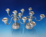 Buttercup by Gorham Sterling Silver Candelabra Pair 5-Light #987 (#3125)