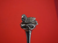 Caldwell, JE Sterling Silver Fried Egg Server brite-cut  11 1/8"