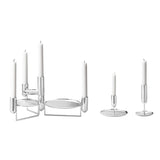 Georg Jensen Stainless Steel Tunes Candleholder Set 3pcs