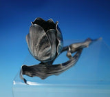 Buccellati Sterling Silver Candle Holder Tulip Style 2 3/8" x 6 1/2" (#5007)