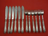 English by Briddon Brothers Silverplate Individual Fish Set 12 pieces Brite-cut