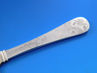Dominick and Haff Sterling Silver Ice Cream Slice Engraved Stork / Bird BC 12"