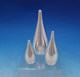 Swedish Modern by Allan Adler Sterling Silver Salt Pepper Sugar Shaker 3pc #6908