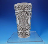 Colonial India Sterling Silver Cup Repoussed Scenic Landscape w/ Houses (#3901)
