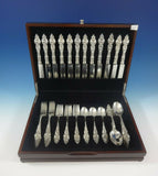 Les Six Fleurs by Reed & Barton Sterling Silver Flatware Set Service 60 Pieces