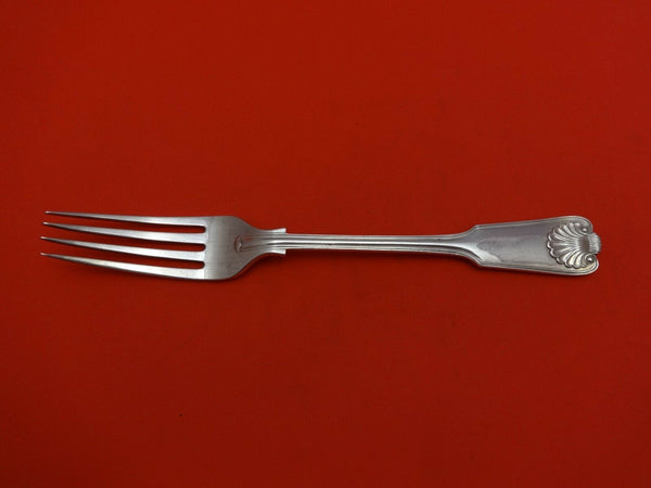 Fiddles & Shell by Spaulding & Co. English Sterling Silver Regular Fork 7"