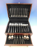Lion Black by Hackman Stainless Steel Flatware Service for 10 Set 60 pcs Finland