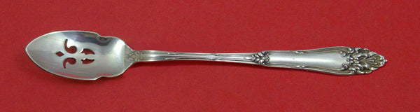 Champlain By Amston Sterling Silver Olive Spoon Pierced Long 8 1/8" Custom Made