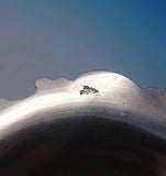 Strawberry by Mauser Sterling Silver Compote Raised #346 3" x 6 1/4" (#5058)