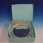 Tiffany and Co. Sterling Silver Tray Round Scalloped in Orig Box #25369 (#2980)