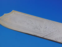 Dominick and Haff Sterling Silver Ice Cream Slice Engraved Stork / Bird BC 12"