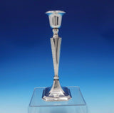 HP English Sterling Silver Candlestick Pair 8" Tall x 2 3/4" (#4844)
