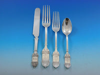 Grecian by Wendt Sterling Silver Flatware Set Service 50 Pieces Rare Early