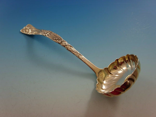 Vine by Tiffany & Co. Sterling Silver Gravy Ladle with Daisy Motif 7"