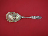 Les Six Fleurs by Reed and Barton Sterling Silver Ice Spoon Gold Washed 9 5/8"