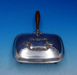 Grande Baroque by Wallace Silverplate Bed Warmer with Wood Handle Rare (#4718)