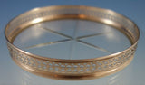 Webster Sterling Silver and Cut Crystal Coaster Set 6pc 2 3/4" x 3" (#2531)