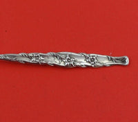 Whiting Sterling Silver Cocktail Fork Floral Motif 5 3/4" Heirloom Silverware
