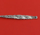 Whiting Sterling Silver Cocktail Fork Floral Motif 5 3/4" Heirloom Silverware