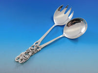 Tele by Mylius Brodrene Silver Flatware Set Service 40 pcs Norwegian Pierced