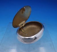 George Unite English Estate Sterling Silver Soap Box Gold Washed Interior #6881