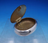 George Unite English Estate Sterling Silver Soap Box Gold Washed Interior #6881
