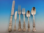 English King by Tiffany Co. Sterling Silver Flatware Set Service 52 pcs Dinner