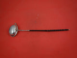 English Victorian Sterling Silver Toddy Ladle w/ engraved eagle/griffin  13 1/4"