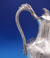 Stephen Smith and Son English Victorian Sterling Silver Coffee Pot w/ Goat #7036