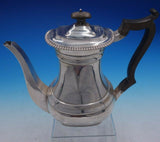William Hutton & Sons Estate English Silver Tea Pot with Wood Handle (#4249)